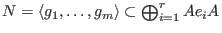 $\sum_{j=1}^m \sum_k \ell_{jk} \epsilon_j r_{jk}
\mapsto \sum_{j=1}^m \sum_k \ell_{jk} g_j r_{jk}.
$