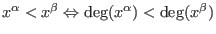 $\exists\ 1 \le i \le n: \alpha_n = \beta_n,
\ldots, \alpha_{i+1} = \beta_{i+1}, \alpha_i > \beta_i.$