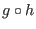 $g\circ h = g(x/c -d) \circ c(h(x)+d)$