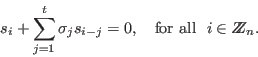 $s_{i+n}=r(a^{i+n})=r(a^i)$