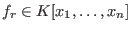 $I=\langle Y_1-f_1,\ldots,Y_r-f_r \rangle \subseteq
K[x_1,\ldots,x_n,Y_1,\ldots,Y_r]$