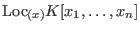 $\hbox{dim}_K(\hbox{Loc}_{(x,y,z)}K[x,y,z]/\hbox{jacob}(f))$