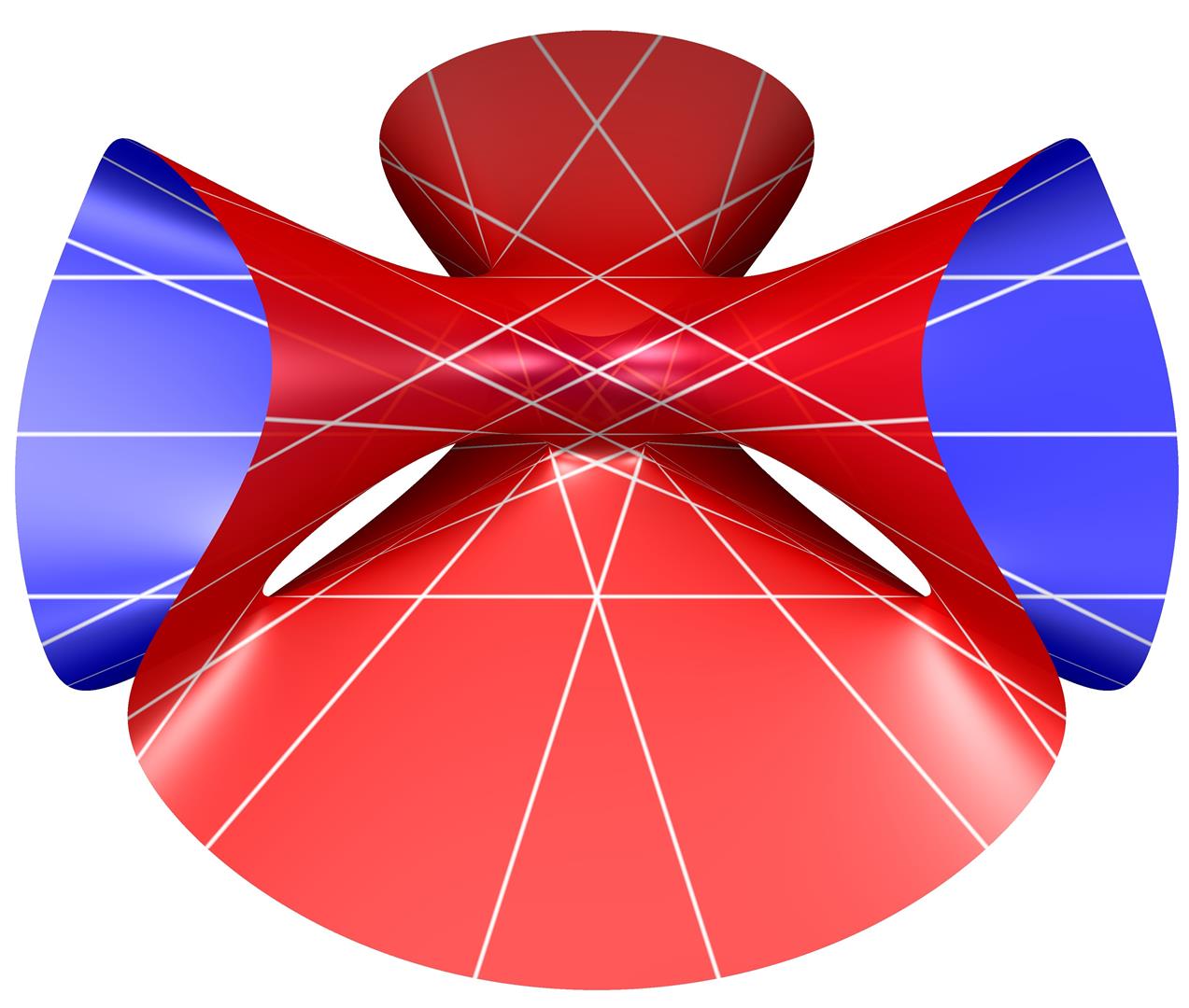 Decorative cubic surface image